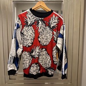 Adidas pineapple print sweatshirt